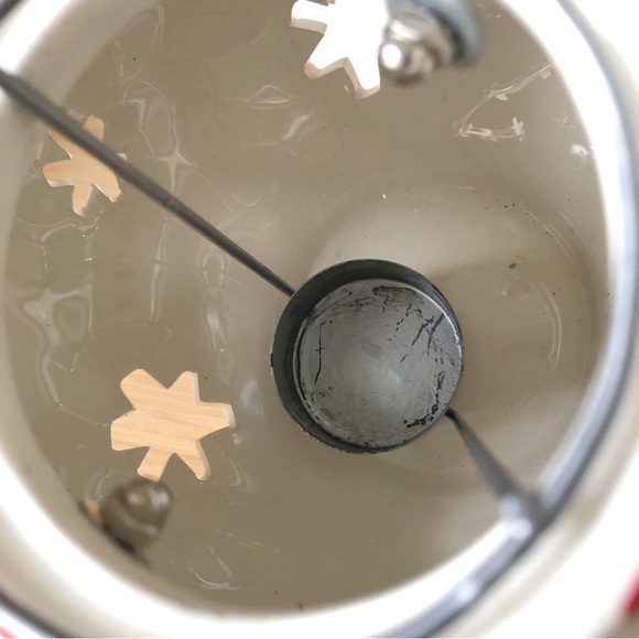 Snowman Christmas Tealight Ceramic Lantern Holiday Decor - Picture 7 of 10